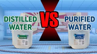 Distilled vs Purified Water Which one is the best for our health [upl. by Esmerolda]