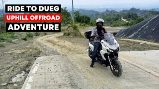 ADV 160  Uphill Offroad Adventure Ride To Dueg [upl. by Neirol974]