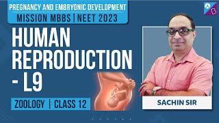 Pregnancy and Embryonic Development Class 12 Biology Concepts  Human Reproduction L9  NEET 2023 [upl. by Darcee]