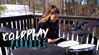 Paradise  Coldplay  DRUM COVER Domino Santantonio [upl. by Geer]