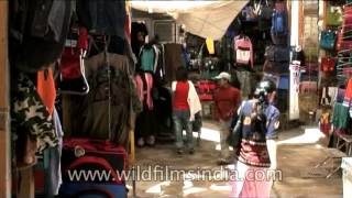 Market in Leh Ladakh [upl. by Assilana]