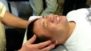 Osteopathic Cranial Sacral Basic Course Vault Flexion Hold 1 [upl. by Linnette875]