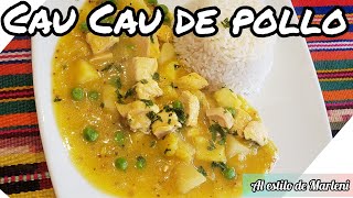 ¿Cómo preparar CAU CAU DE POLLO 🍗 Rico y fácil 🇵🇪 Al estilo de Marleni 👩‍🍳 [upl. by Assillem786]