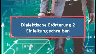 Dialektische Erörterung 2 Einleitung schreiben [upl. by High]