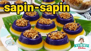 Sapin Sapin Recipe  A Filipino Kakanin To Try [upl. by Carboni]