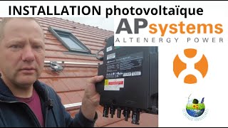 🇫🇷INSTALLATION PHOTOVOLTAIQUE AP SYSTEME🇫🇷 [upl. by Orimisac]