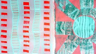 Acryl Kleisterpapier Quickies  Acrylics Paste paper quickys [upl. by Scholem208]