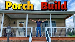 How To build A Covered Front Porch  5 Easy Steps [upl. by Secnirp944]