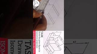 How To Draw Isometric Projection In Technical Drawing And Engineering Graphics [upl. by Anerres]