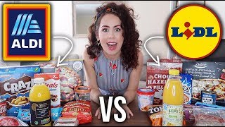 ALDI VS LIDL TASTE TEST CHALLENGE 2019  Which Store Is The BEST [upl. by Apple492]