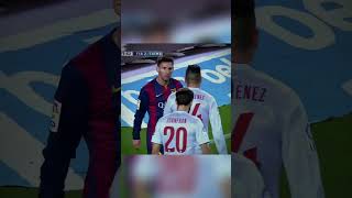 Messis aggressive tackle ☠🤯 footballedit soccer edit messi theartofdefending [upl. by Nhepets]