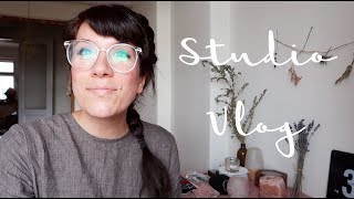 Studio vlog Designing  New pattern release [upl. by Annawd895]