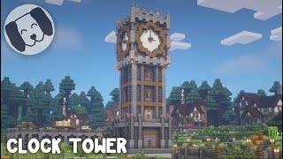 Minecraft  Clock Tower Tutorial [upl. by Regine746]