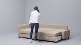 IKEA FRIHETEN Sofabed User Guide [upl. by Dualc]