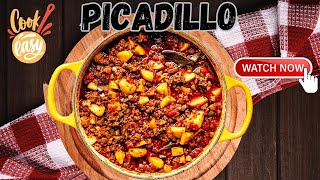 💃🏽Quick and Easy Picadillo Rojo Recipe Mexican Ground Beef Stew [upl. by Ardnauqal]