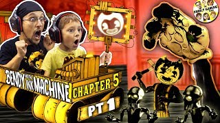 BENDY amp the INK MACHINE Chapter 5 The END of FGTEEV  BENDY Secrets on the Wall [upl. by Tnarud]