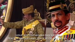 Bruneian National Anthem  Allah Peliharakan Sultan [upl. by Neyrb]