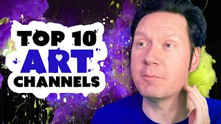 10 Best ART CHANNELS on YouTube [upl. by Nagey]