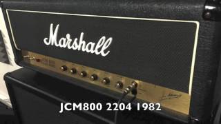 Marshall JCM800 2204 vs JCM800 2203KK Kerry King [upl. by Ynaffi124]