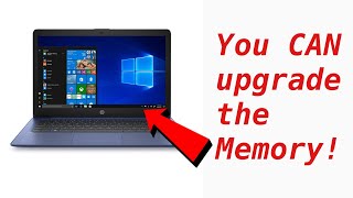 You CAN upgrade the memory on HP Stream Laptops [upl. by Leunamne]