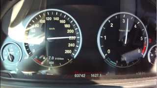 BMW M550d F10  acceleration 0250 kmh [upl. by Nnahgaem]