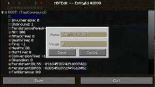 Minecraft InGame NBTEdit Mod Edit Spawners Entities and Tiles [upl. by Jobey]