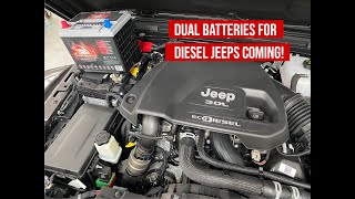 Dual battery system plans for the ecodiesel Jeep Gladiator and Wrangler [upl. by Eada]