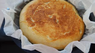 How to Bake Bread in a Frying Pan  Bread Recipe  Easyvideo [upl. by Oicirtap]