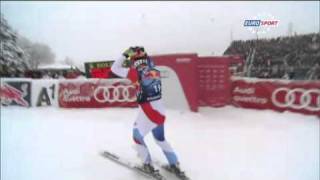 FIS Alpine Skiing 1112  Kitzbühel Sprint  Didier Cuche [upl. by Renaldo]