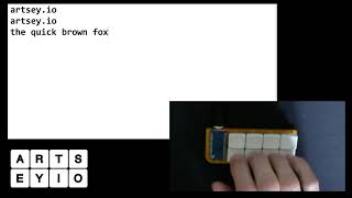 Introduction ARTSEY One Handed Keyboard [upl. by Fendig770]