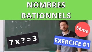 Nombres rationnels 5ème [upl. by Kuska876]