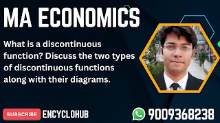 What is a discontinuous function Discuss two types of discontinuous functions along with diagrams [upl. by Sihonn]