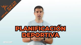 PLANIFICACIÓN DEPORTIVA y del ENTRENAMIENTO  PERIODIZACIÓN [upl. by Leanor]