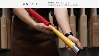 How To Guide  Applying Cricket Bat Grips [upl. by Griggs]