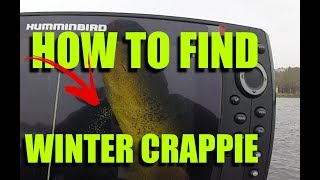 Winter Crappie How to Find Them [upl. by Yllah]