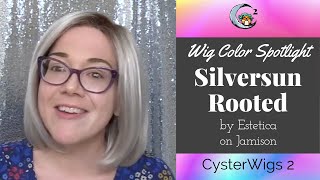 CysterWigs Color Spotlight Silversun Rooted by Estetica on Jamison [upl. by Somisareg967]