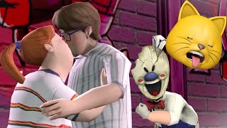 MIKE AND LIS FINALLY KISS  Ice Scream 6 LOVE Secret Ending [upl. by Llehsam]