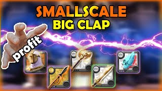 Albion Online SmallScale Claps  Perma Frost Insane Damage  One Shot Builds [upl. by Oiled513]