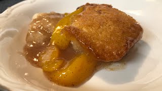 Mamas Old Fashioned Peach Cobbler Recipe  Southern Sassy Mama [upl. by Thomey743]