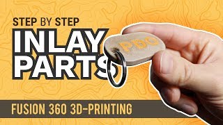 Multi Color 3D Prints using Fusion 360  Inlay Parts  Practical Prints 3 [upl. by Eiramave341]