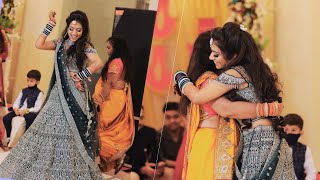 Brides Dance for her Family  Wedding Dance performance  Riansh [upl. by Ardekahs]