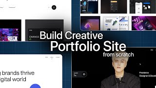 How to build a Creative Portfolio Site from Scratch [upl. by Aseuqram]