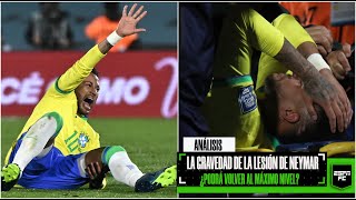 TERRIBLE LESIÓN DE NEYMAR compromete el futuro de su carrera con la selección y su club  ESPN FC [upl. by Ripleigh]