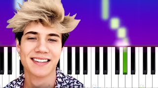 jxdn Jaden Hossler  Angels And Demons  Piano Tutorial [upl. by Frasier68]