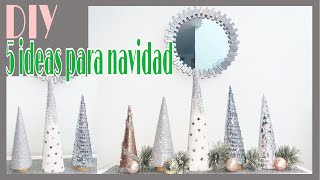 PINITOS NAVIDEÑOS ELEGANTES FÁCILES Y ECONÓMICOSDECORACIÓNESNAVIDEÑAS [upl. by Glarum825]