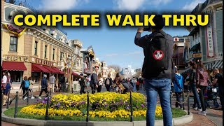 Complete Walk through of Disneyland  Acoustic sights and sounds of Disneyland [upl. by Druci]