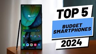 Top 5 BEST Budget Smartphones in 2024 [upl. by Seek833]