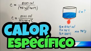 Ejercicios de CALOR ESPECÍFICO 🔥 Capacidad Calorífica [upl. by Anivid]