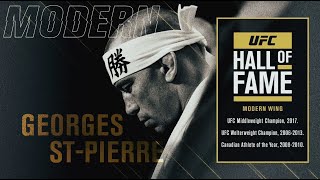 Georges StPierre Joins the UFC Hall of Fame [upl. by Nance257]