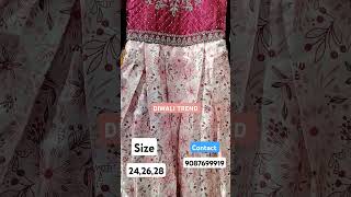 Diwali trend long frocksfashion shopping dress nine littlestar [upl. by Assyn]